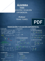 Álgebra - Radicación y Ecuación Exponencial