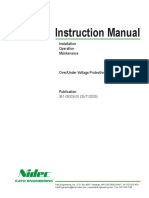 Instruction Manual: Installation Operation Maintenance