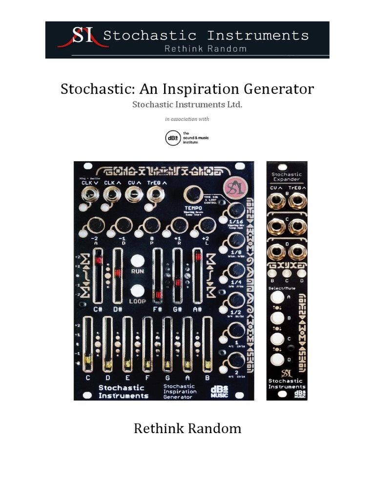 Stochastic: An Inspiration Generator: Rethink Random | PDF | Power
