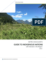 Guide To Indigenous Nations: Metro Vancouver'S With Interests in The Region