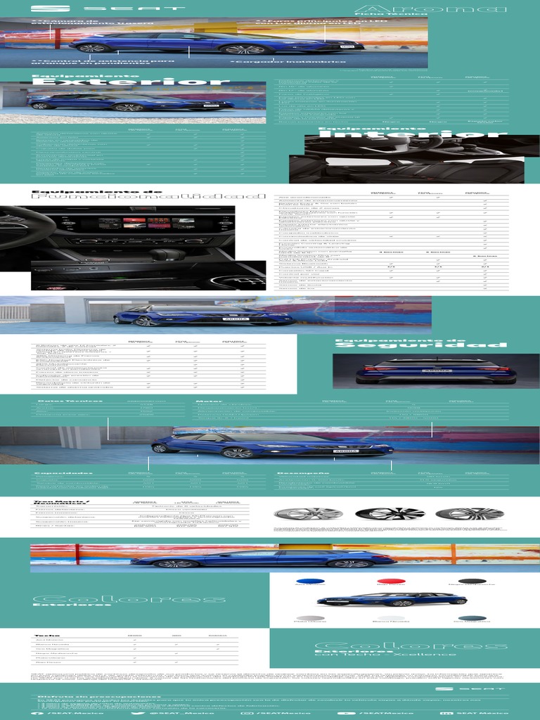 SEAT Arona Cars Models Brochure KJ7 08 2021 PDF Transmisión