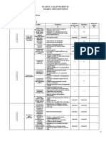 Clasa VIII - EFS - Planul Calendaristic Semestrial