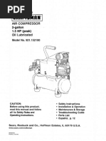 (CRRFTSMR 1: Air Compressor 2-Gallon 1.5 HP (Peak)