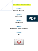 Trabajo de Sodia de Asistencia en Caso de Emergencia