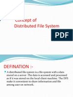 Concept of Distributed File System