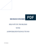 Microeconomics: Self-Study Problems With Answers/Hints/Solutions