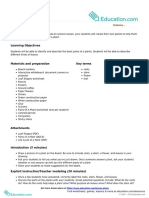 Parts of A Plant: Learning Objectives