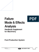 Failure Mode & Effects Analysis: Handbook Supplement For Machinery