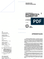 Fundamentos de Matematica Elementar Volume 1 Conjuntos e Funcoes