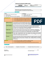 RPP 2, Isi pokok teks laporan hasil observasi 