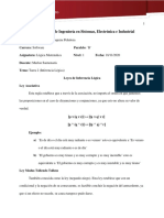 Lógica Matemática - Leyes de La Inferencia Lógica