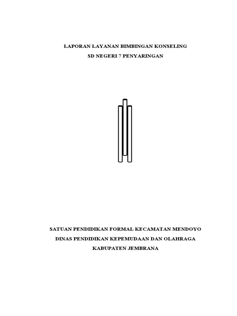 Laporan Bimbingan Konseling SD 7 Penyaringan | PDF | Karier & Perkembangan