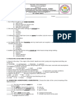 3rd Quarter Summative Test English