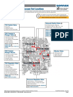 Critical Wear Areas & Vacuum Test Locations: Valve Body (Front)