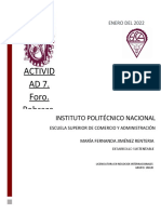 ACTIVIDAD 7. Foro. Pobreza, Legalidad y Ética Ambiental en México