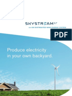 Produce Electricity in Your Own Backyard.: 2.4 KW Distributed Wind Energy System