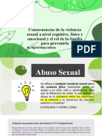 Consecuencias de La Violencia Sexual A Nivel Cognitivo