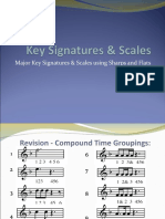 Major Key Signatures & Scales Using Sharps and Flats