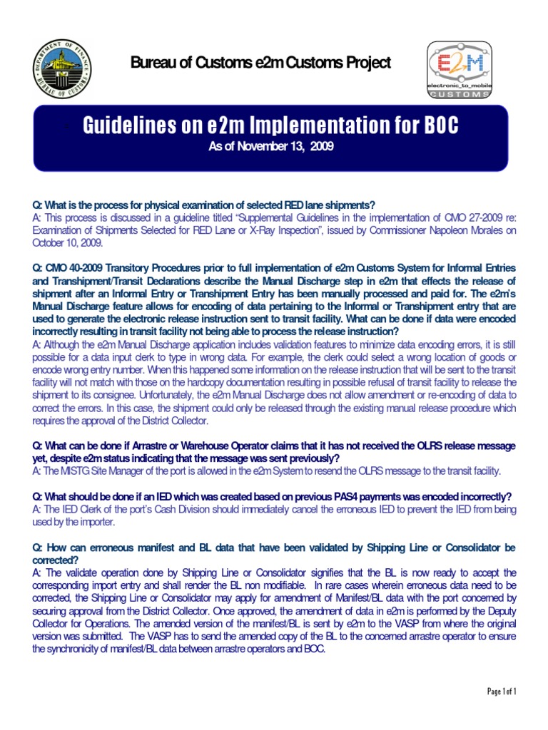 E2m Guidelines | PDF | Taxes | Computing