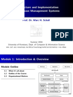 Architecture of DBMS