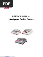 Navigator: Service Manual Series Scales