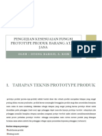 Pengujian Kesesuaian Fungsi Prototype Produk Barang Atau Jasa