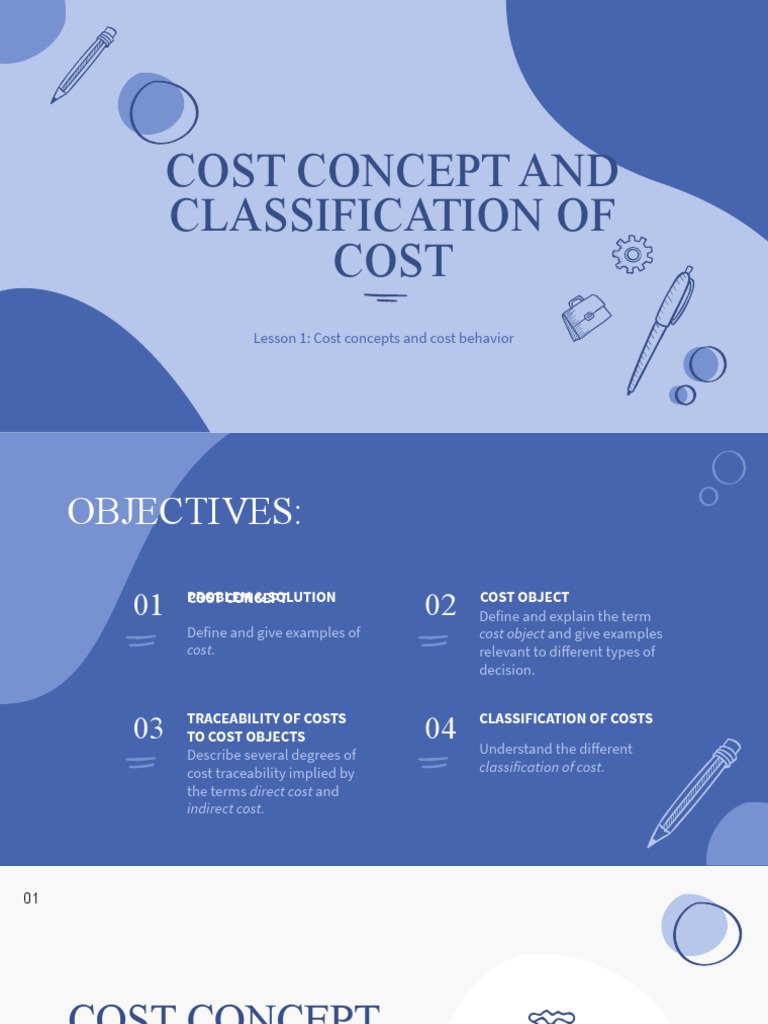 Cost Concept and Classification of Cost PDF Cost Expense