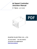 Digital Speed Controller Instruction Manual: Y T M C - 2 1 3 5