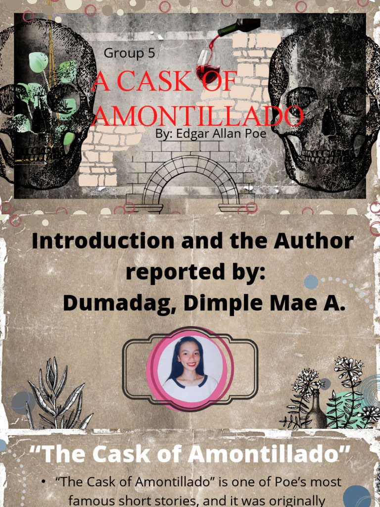 The Cask of Amontillado Analysis | PDF | Mystery, Thriller & Crime Fiction