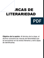 Marcas de Literariedad