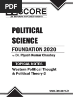 Western Political Thought & Political Theory-2