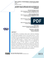 Optimization of Times and Costs of Project of Horizontal Laminator Production Using Pert/Cpm Technical