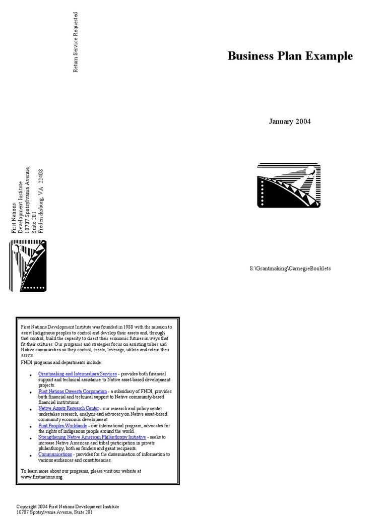 Business Plan Example | PDF | Business