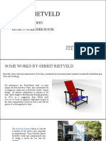 Gerrit Rietveld: - Some Works - Design Philosophy - Project-Schroder House