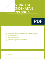 pertemuan 3 STRATEGI PENDEKATAN PROMKES