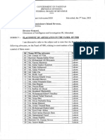 All Chief Commissioners Inland Revenue