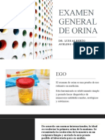 Examen General de Orina