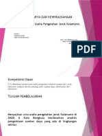 Prakarya Dan Kewirausahaan: Perencanaan Usaha Pengolahan Jeruk Kalamansi