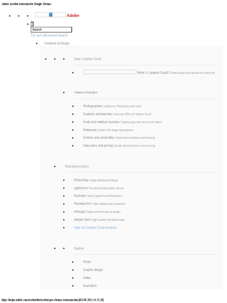 Adobe Acrobat Extension For Google Chrome PDF Adobe