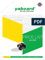 Price List Juli 2019