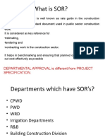 SOR & Departmental Approval