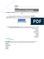 Introduction To Wikipedia