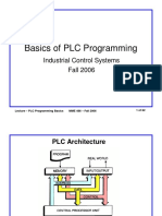 PLC Programming Basics Lecture - Memory Organization, Scan Process & Ladder Logic