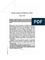 Routine Analysis of Porphyrins in Urine: Mills