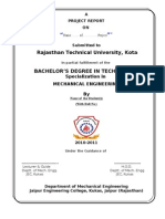 RTU Project Report Mechanical Engineering