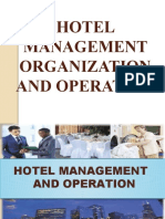 Hotel Management Organization and Operation
