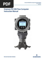 Emerson Fb1200 Flow Computer Instruction Manual en 586728