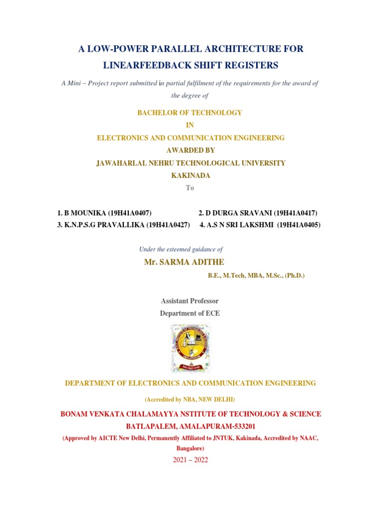 A15 Project Document | PDF | Engineering | System On A Chip