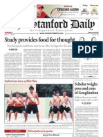 The Stanford Daily: Study Provides Food For Thought