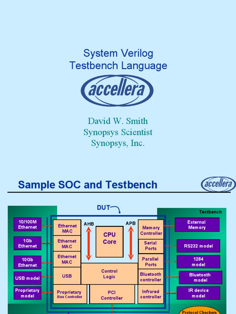 01 Verification Panel Smith | PDF | System On A Chip | Class (Computer ...